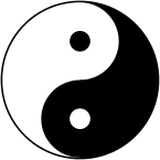 陰陽を表す太極図
